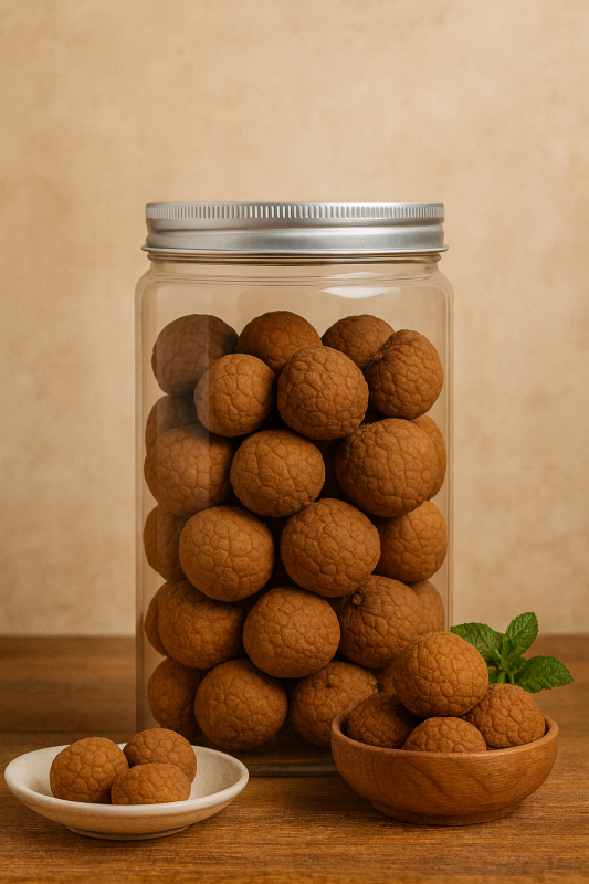 quả vải sấy khô