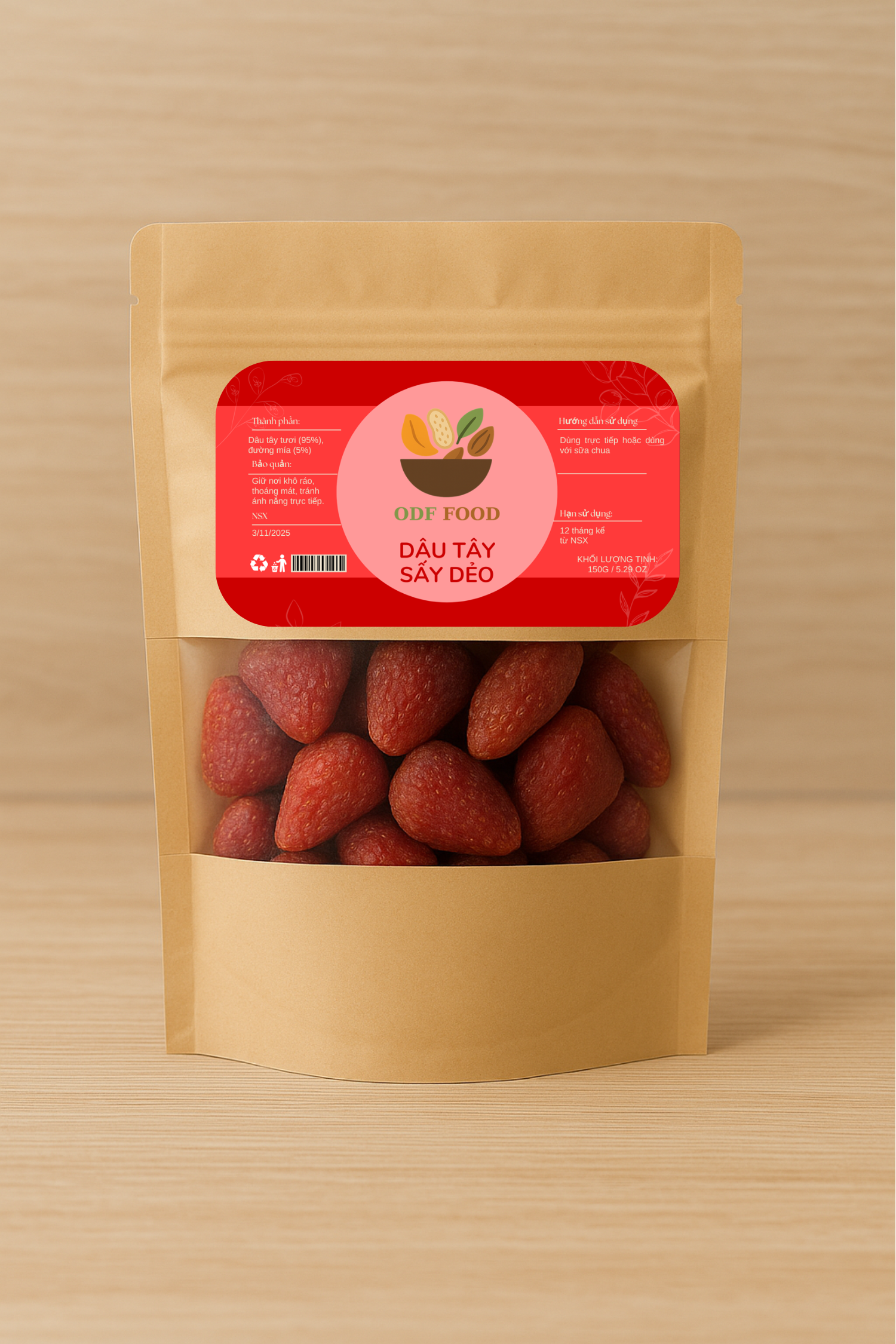 Dâu tây sấy dẻo Dâu tây sấy dẻo