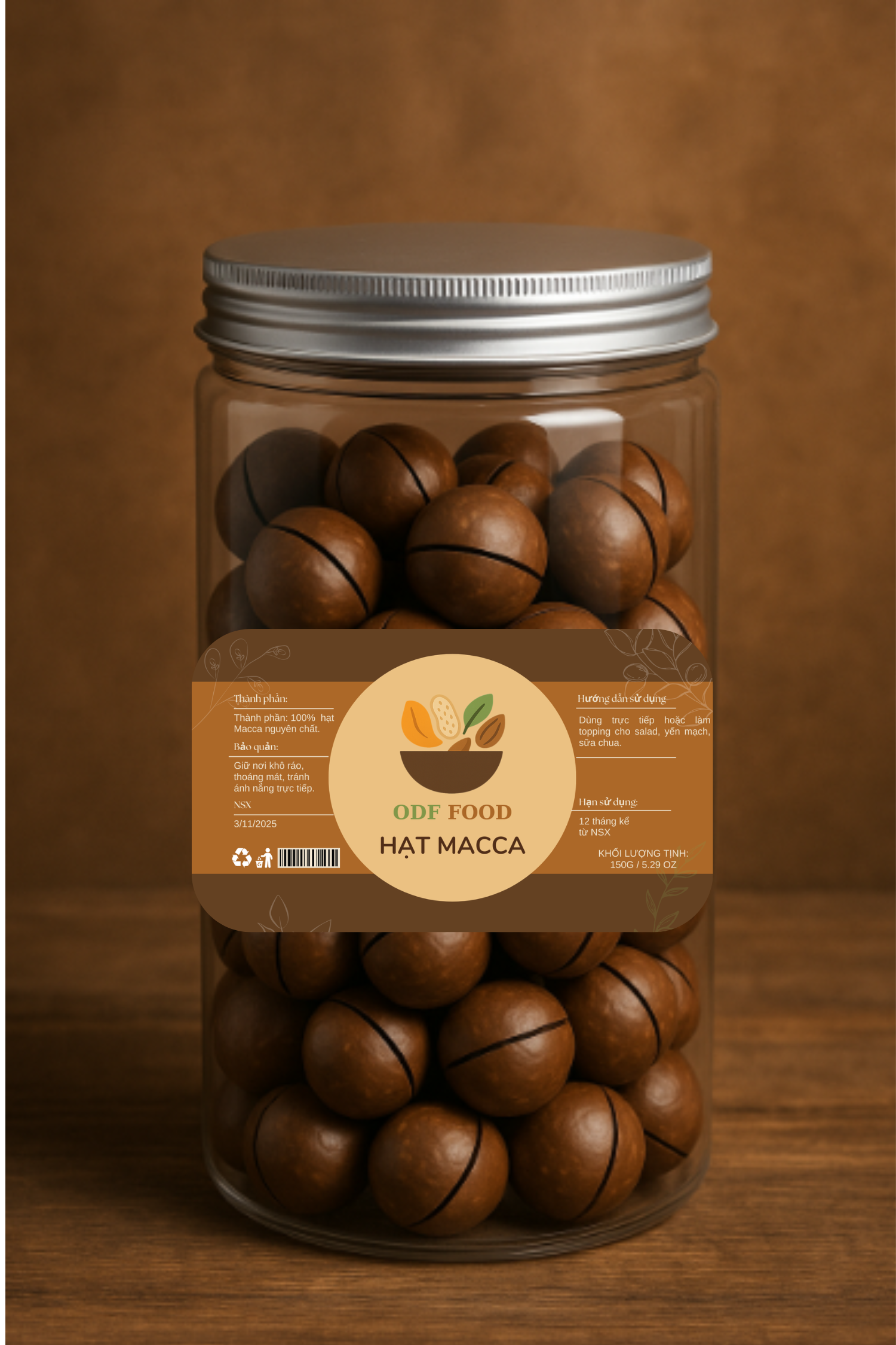 Hạt Macca rang muối Hạt Macca rang muối