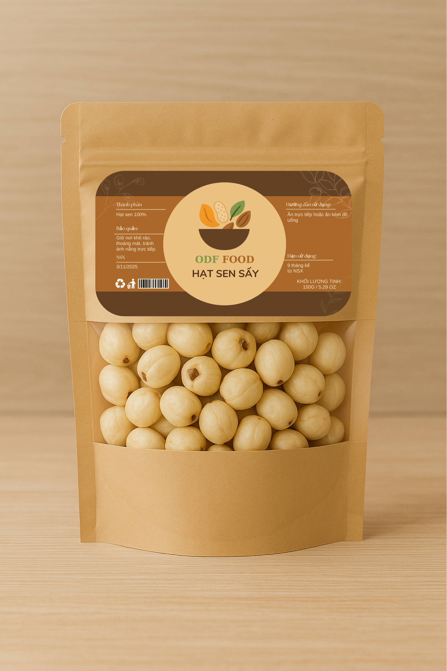 Hạt sen sấy Hạt sen sấy