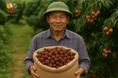 quả vải sấy khô