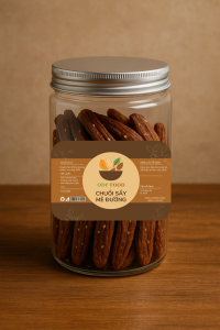 Chuối sấy mè đường