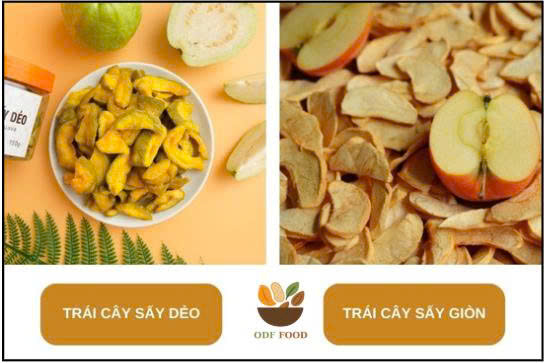 phân biệt trái cây sấy dẻo với trái cây sấy giòn